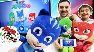 МАЛЫШИ СПАСАЮТ НОЧНОЙ ГОРОД! Папа Роб и Ярик играют в приложение Герои в Масках. 13+