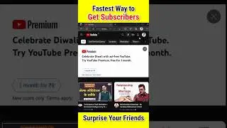 How to get 1000 Subscribers on YouTube fast #shorts