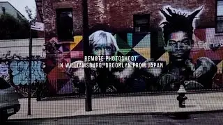 Remote photoshoot in Williamsburg, Brooklyn from Japan