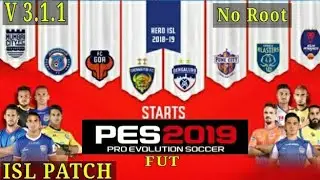 PES 2019 Mobile patch Indian super league version 3.1.1 | No root | 45 mod