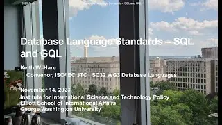 Database Language Standards Webinar