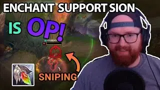 I went on a 9 game win streak with this Enchant Support Sion and it dominates - League of Legends