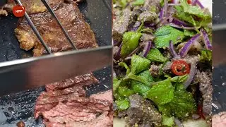 ឡាបសាច់គោ || Khmer Food || Laab Beef