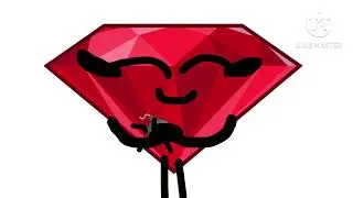 BFDI Giant Ruby Love Bomby