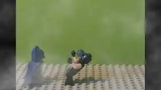 Лего файтинг Бэйн против бэтмэна(анимация;бой,драчка)/LEGO faiting Bane VS Batman
