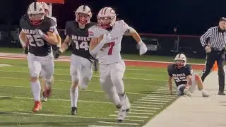 Highlights! Effingham 🏈 @ MTZ-❤️‘s fall to Braves-Featuring ❤️’s Coach Hefner & Braves Players!