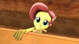 Fluttershy (MLP) Cliffhanging Animation