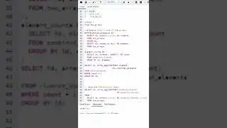 Vid 27 - PostreSQL Arrays - Select UNIQUE Elements from two arrays. 