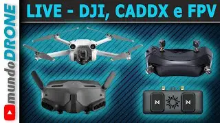 DÚVIDAS, FPV, DJI, WALKSNAIL, MINI PRO E CURSO - LIVE
