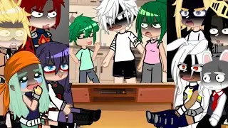 Pro heroes, LOV and Class 1-A react to Deku is so funny 😂|| mha/bnha || Gacha Club | Life | My AU ||