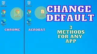 How to change default App in Windows 10