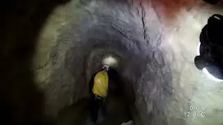 France - Grotte de la Bouna. Video from entrance to first sump