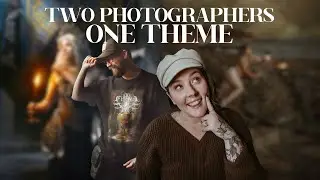 Two Photographers, Two sessions, One theme | Dark & Painterly Boudoir Collab with @AnEtherealFire