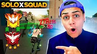 I PLAYED THE HARDEST MATCHES UNTIL I REACHED ELITE TIER SOLO VS SQUAD!!