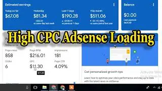 High CPC  Adsense Loading Free Course 2026 | Software Method, Tools, Approval, $11 High CPC Strategy