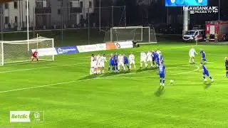 UNIA Skierniewice - Mławianka Mława 0:0 fenomenalna obrona 17-letniego Kacpra Jureczko!