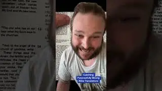 Australian Priest Attack & Purposeful Bible Mistranslations
