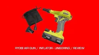 Ryobi 18v High Volume Inflator / Air Gun Unboxing & Review - #IJDM145