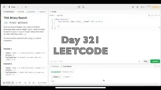 Day 321: LeetCode Problem 704. Binary Search - Swift