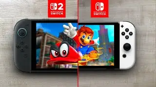 Super Mario Odyssey | Switch 2 vs Switch Oled