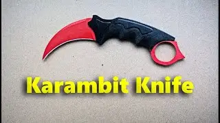 How to make a Karambit Knife CS GO DIY