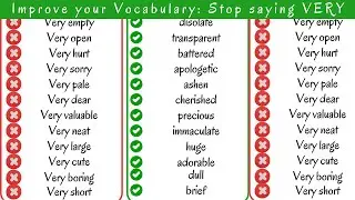 Improve Your Writing With 90+ Words You Can Use Instead Of 'Very'