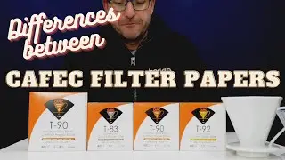 The Difference between different Cafec Filter Papers! 
