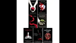 Twilight Saga Black Cover Stephenie Meyer 7 Books Collection Set