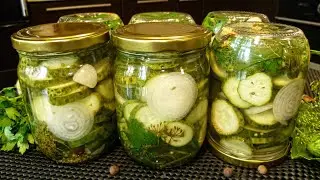 Маринованные резаные огурцы на зиму. Самый вкусный рецепт хрустящих огурчиков