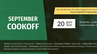 MVAL CodeChef Sept CookOff 2020 Editorial | Maximise Subsequence Value  Editorial