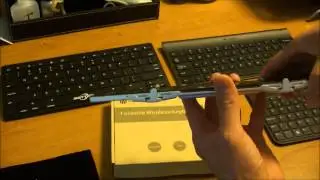 iClever Portable Foldable Bluetooth Keyboard Ultra-slim Mini Wireless Keyboard