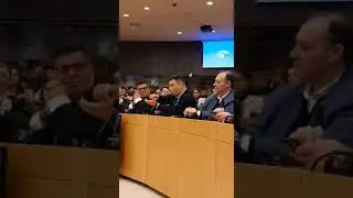 Arian Galdini në Bruksel në Parlamentin Europian🇦🇱🇪🇺🙏