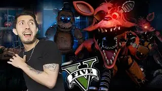 SOBREVIVÍ a FIVE NIGHTS AT FREDDY'S en GTA 5! (MODS) FNAF *TERROR*