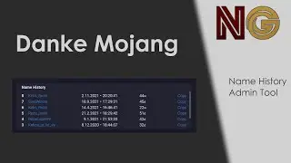 Wir programmieren ein Admin Tool - Name History 👨🏻‍💻 | NevioGames LIVE