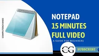 Basic Computer || Notepad Full Video || #notepad #viral #computer #basiccomputer #short #notes