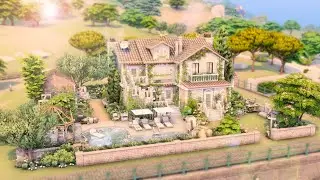 Tartosa Vacation Home🌿// The Sims 4: Riveria Retreat // Speed Build // No CC // 