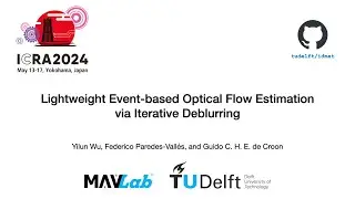 Lightweight Event-based Optical Flow Estimation via Iterative Deblurring