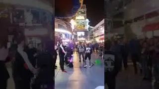 Fremont Street Performers one month before CoVid Shutdown