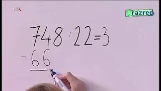 4. razred - Matematika - Dijeljenje troznamenkastih brojeva dvoznamenkastima