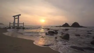 Sunset, Futamigaura, Itoshima, Japan 4k (Ultra HD) - 二見ヶ浦／糸島