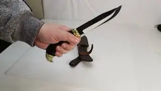 Подарочный нож "Орёл" из стали 40х13 с ножнами - обзор от магазина подарков "Счастливый случай"