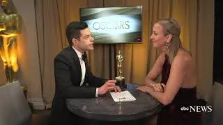 Backstage interview with Oscar winner Rami Malek
