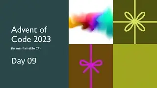 Advent of Code 2023 in Maintainable C# (Day 09)