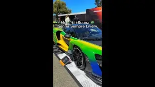The 'Senna Sempre Livery' On The McLaren Senna! #shorts