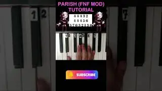 Parish (Friday Night Funkin - Mid Fight Masses MOD) - Easy piano TUTORIAL 