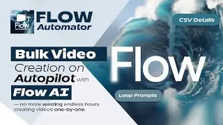 Flow Automator: Automate Text & Image to Video in Seconds (No More Manual Work!)