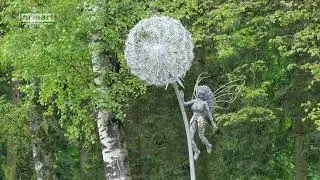 Magnolias, sakura, and a fairy on a dandelion | Магнолії, сакури та фея на кульбабі