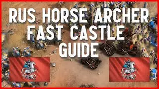 AOE4 - Rus Build Order: Horse Archer Fast Castle