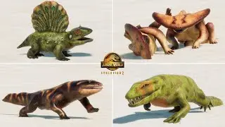 ALL NEW 38 MODDED DINOSAURS AND CREATURES IN JURASSIC WORLD EVOLUTION 2
