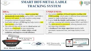 Hot Metal & Steel Ladle Tracking by auto capturing the Ladle numbers | @SIH2025
